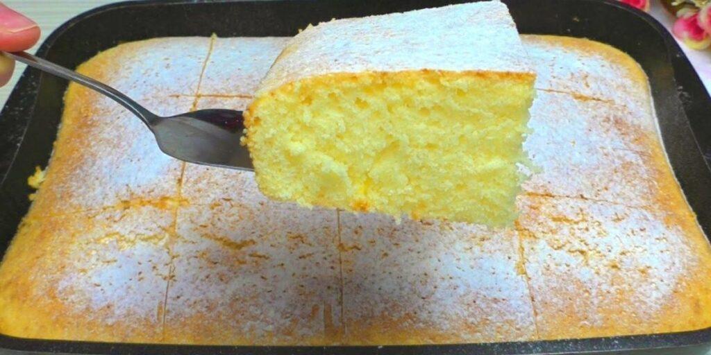 Heißer Milchkuchen