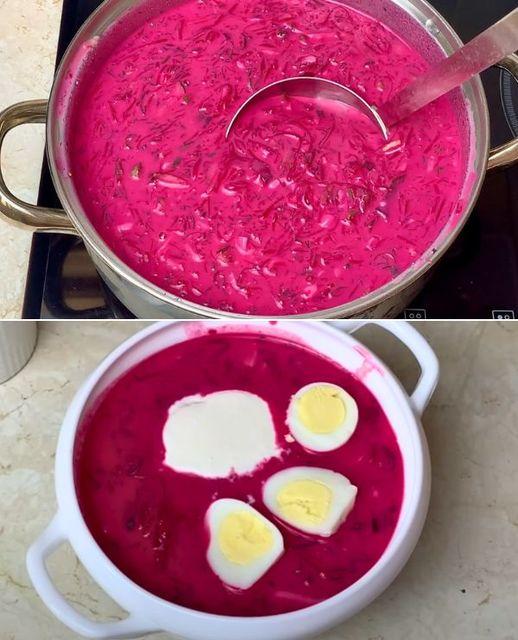 Ich koche 1 Liter Kefir mit 2 Rote Bete es ist sowas von lecker!