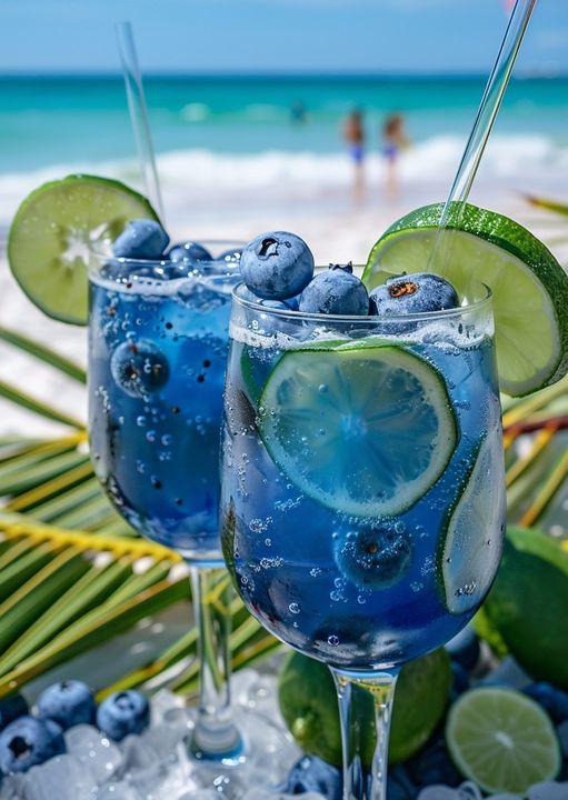 Tito's Blueberry Cucumber Martini