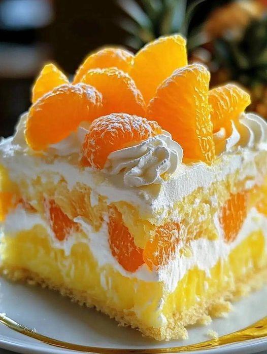 Den backe ich mindestens 1x die Woche, Fantakuchen mit 450 g Schlagsahne