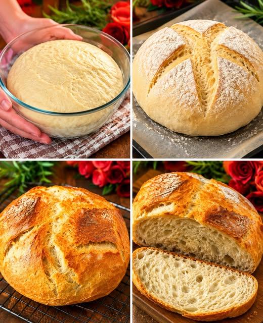 Ratz Fatz Brot ohne Gehzeit in 5 Minuten zubereitet!